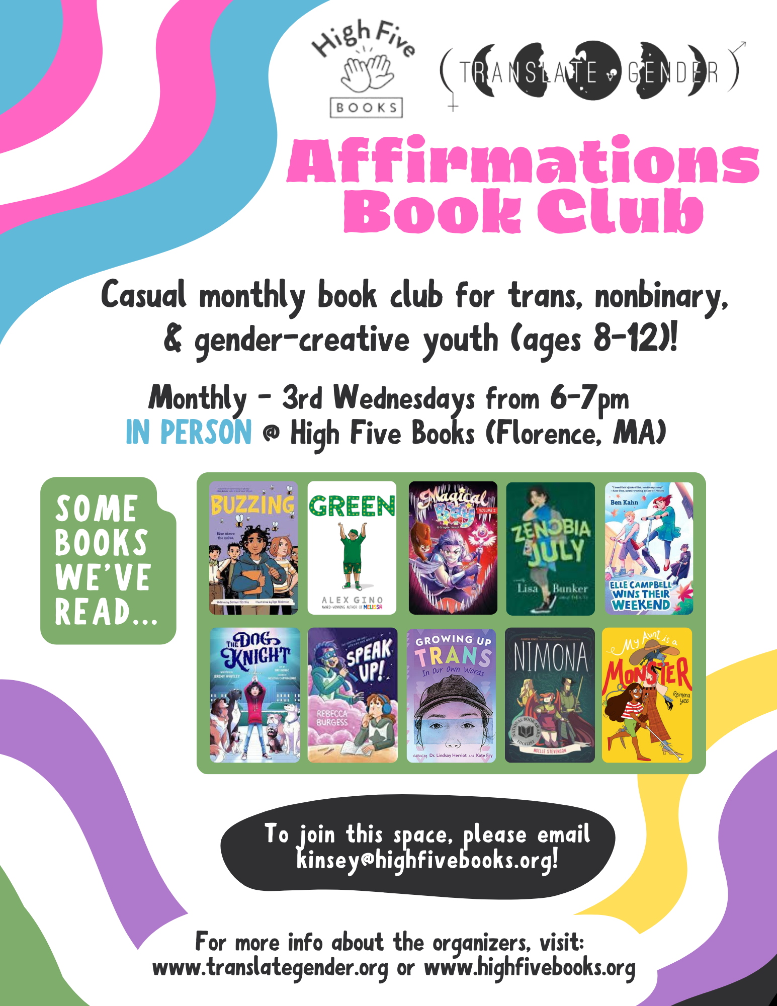 Affirmations Book Club — Translate Gender